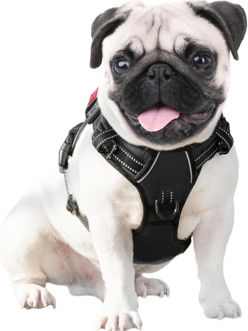 Phoepet Reflective Dog Harness Large Adjustable No Pull Vest with Handle